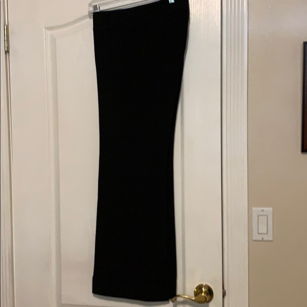 Banana republic wide legged cuffed trousers